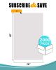 Pack of 2000 Clear Plastic Bags 10 x 15. Thickness 10 Micron. 4 Rolls of Polyethylene Bags 10x15. Warning Printed Produce Bags. Plastic Storage Bags f