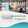 Pack of 2000 Clear Plastic Bags 10 x 15. Thickness 10 Micron. 4 Rolls of Polyethylene Bags 10x15. Warning Printed Produce Bags. Plastic Storage Bags f