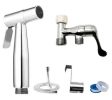 Bidet Sprayer for Toilet, Handheld Cloth Diaper Sprayer, Bathroom Sprayer Kit Spray Attachment with Hose, Stainless Steel Easy Install Great Water Pre