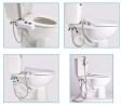 Bidet Sprayer for Toilet, Handheld Cloth Diaper Sprayer, Bathroom Sprayer Kit Spray Attachment with Hose, Stainless Steel Easy Install Great Water Pre